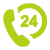 24-7 Support Icon